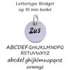 BRIDGET | Circa 7 leestekens per regel |  Max. 2 regels