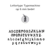 TYPEMACHINE  | 1 leesteken