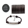 LEER ZWART 1,5 MM | LET OP - WORDT MET SLUITING GEMAAKT + € 8