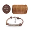 LEER BRUIN 1,5 MM | LET OP - WORDT MET SLUITING GEMAAKT + € 8