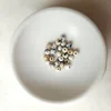 Dalmatier jaspis 4 mm ( zwart wit bruin)
