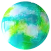 Aqua, Verde Lima y Blanco