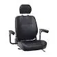 Pride High Back No Sliders , Black, Vinyl, 20"W X 20"D (PR-SET1800951)