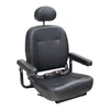 Pride 16"Wx16"-18"D,Hi Bk Blk Vinyl, Comfort Seat,w/Adj Ht Arms,60"Lap Belt-(PR-SET131843)