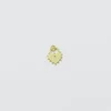 Gold Dotted Heart Lock Charm