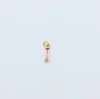 Pink Baguette Charm