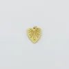 Textured Heart Charm