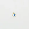 White Evil Eye Charm