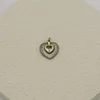 Two Toned Heart Charm