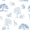 toile de jouy savane bleu