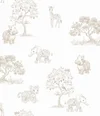 toile de jouy savane beige