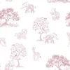 toile de jouy savane rose