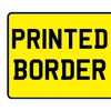 Black Printed Border (+£3.00)