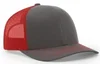 Charcoal/Red