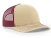 Khaki/Burgandy