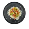 Tinga de pollo con arroz guacamole y pico de gallo