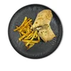 Wrap de pollo con patatas asadas alérgenos : gluten